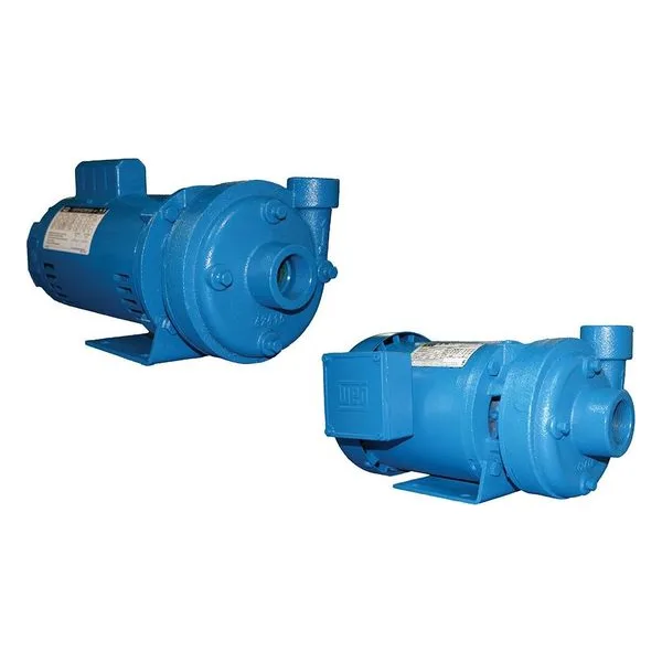 Burks GA Series close-coupled end-suction centrifugal pump (cast iron casing)