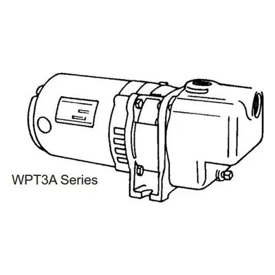 Burks 33WPT3A WPT Series Self Priming Pump 0.33 HP